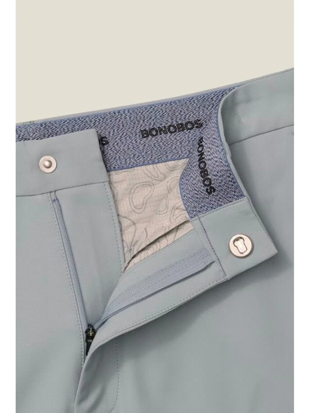 Bonobos Light Blue Mens Golf/Casual Shorts 36